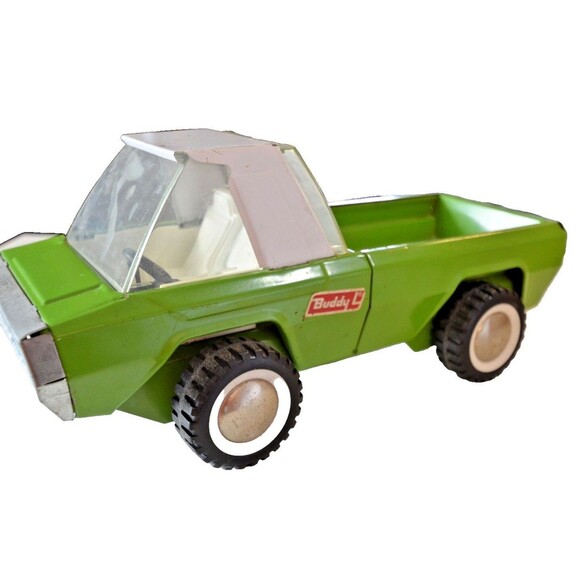 Vintage Retro Buddy L Green Pickup Truck-Very Nice! Part No. 1-9667 - Picture 7 of 14
